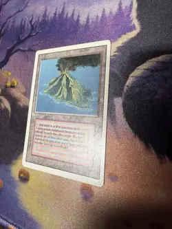 Magic The Gathering MTG Volcanic Island Revised Edition Moderately Played - Image 3
