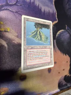 Magic The Gathering MTG Volcanic Island Revised Edition Moderately Played - Image 5