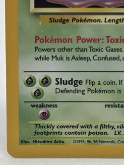 Muk Holo Rare 13/62 1999 Pokemon Fossil - Image 4