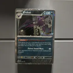 Pokemon TCG - Crobat - Chaos Rising Pre Release Stamp Promo Sealed Deck #ML - Image 1