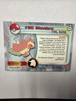 Slowbro #80 Pokemon 2000 Topps TV - Image 2