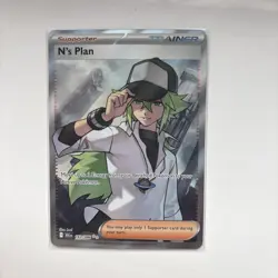 N's Plan - 163/086 - Pokemon Black Bolt Secret Rare NM - Image 1