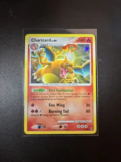 Charizard LV.60 1/99 Platinum - Arceus CRACKED ICE HOLO RARE Pokemon - LP - Image 1