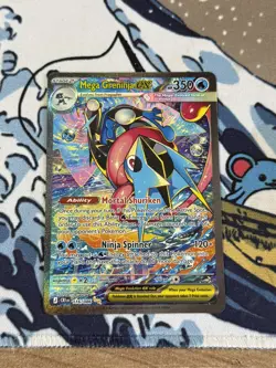 Pokemon TCG: Mega Greninja Ex 116/086 SIR Chaos Rising Near Mint - Image 1