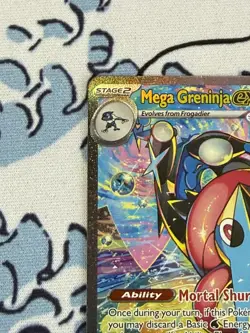 Pokemon TCG: Mega Greninja Ex 116/086 SIR Chaos Rising Near Mint - Image 4