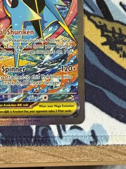 Pokemon TCG: Mega Greninja Ex 116/086 SIR Chaos Rising Near Mint - Image 5
