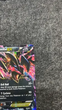 Yveltal EX 2014 79/146 Holo Ultra Rare XY Pokemon Trading Card 2014 - Image 3
