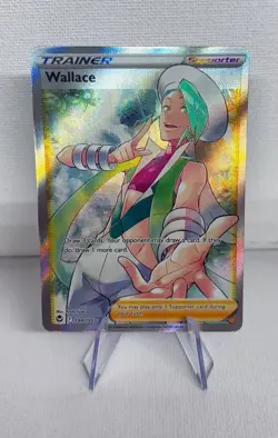 Pokemon Wallace 194/195 Full Art Silver Tempest Trainer Holo - Image 1