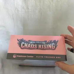 Pokemon Chaos Rising Pokemon Center Elite Trainer Box (Factory Sealed) - In hand - Image 2