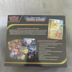 Pokemon Chaos Rising Pokemon Center Elite Trainer Box (Factory Sealed) - In hand - Image 4