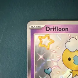 Pokemon TCG Drifloon Scarlet & Violet Paldean Fates Holo #155 - Image 2