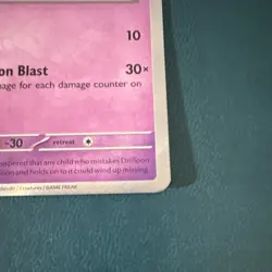 Pokemon TCG Drifloon Scarlet & Violet Paldean Fates Holo #155 - Image 4