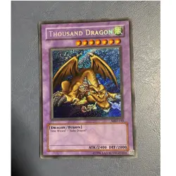Yu-Gi-Oh! TCG Thousand Dragon Metal Raiders Unlimited Secret Holo MRD-143 - Image 1
