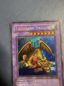 Yu-Gi-Oh! TCG Thousand Dragon Metal Raiders Unlimited Secret Holo MRD-143 - Image 2