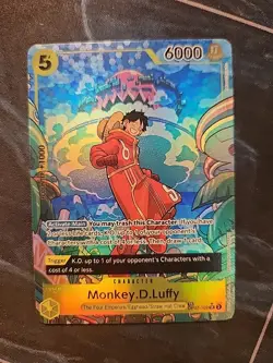 Monkey.D.Luffy OP07-109 Treasure Rare Two Legends One Piece NM - Image 1