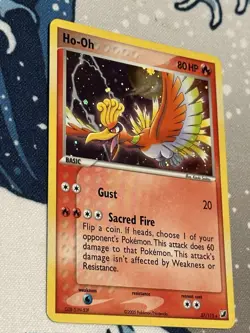 Ho-oh 27/115 Rare Unseen Forces Pokemon Card LP - Image 3