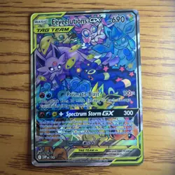 Eeveelutions GX Tag Team FAN ART Custom Made Holo Full Art Pokemon Card - Image 1