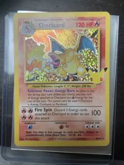 Near mint Holographic Celebrations Charizard-4/102 Pokemon Collectible Card - Image 2