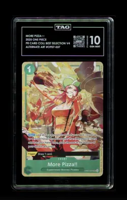TAG 10 2025 ONE PIECE PREM. CARD COLL. BEST SELECTION VOL.4 MORE PIZZA! - Image 1