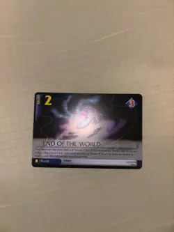 Kingdom Hearts TCG End Of The World 159/162 SR Card Game - Image 1