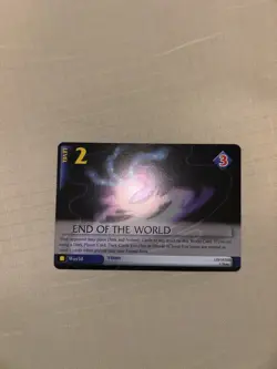 Kingdom Hearts TCG End Of The World 159/162 SR Card Game - Image 2