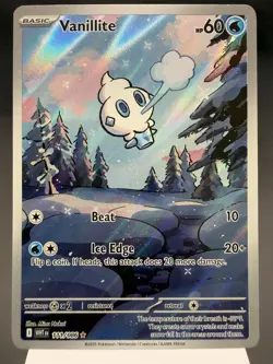 Vanillite 111/086 - Illustration Rare - White Flare Pokemon Card NM - Image 1