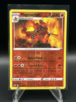 Magmortar 30/192 - Pokemon TCG - Rebel Clash - Reverse Holo Rare card game 2020 - Image 1