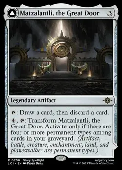 Magic The Gathering MTG MATZALANTLI, THE GREAT DOOR The Lost Caverns of Ixalan - Image 1