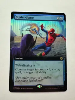 Spider-Sense Borderless non-foil Marvel's Spider-Man MTG NM - Image 1
