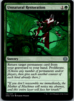Unnatural Restoration Phyrexia: All Will Be One NM - Image 1