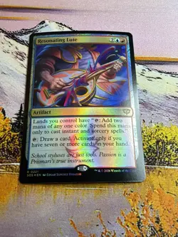 Resonating Lute R Secrets of Strixhaven 221 NM Foil MTG - Image 5