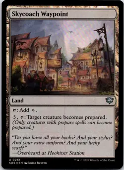 Skycoach Waypoint 261 Secrets of Strixhaven Magic: The Gathering Foil NM - Image 1