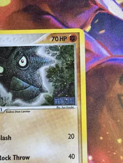 Pokemon Card - Pupitar Unseen Forces 70/115 Common Reverse Holo Stamped - NM - Image 4