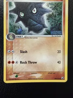 Pupitar 70/115 EX Unseen Forces 2005 Reverse Holo Stamped Pokemon Card TCG LP - Image 3