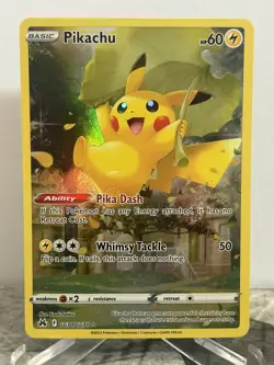 Pikachu GG30/GG70 Crown Zenith Galarian Gallery Trainer Gallery Rare Pokemon - Image 1