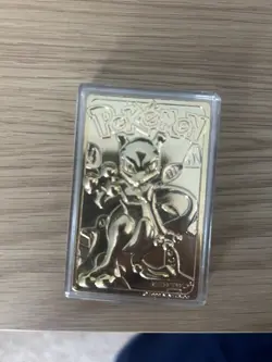 Nintendo Pokemon Mewtwo 1999 Trading Card #150 23K Gold-Plated, Burger King - Image 1