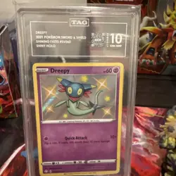 Dreepy SV060/SV122 Shining Fates: Shiny Vault Holo TAG 10 Gem Mint Pokemon TCG - Image 3