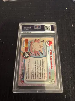 1999 Topps Pokemon TV Clefable Rainbow Foil - Image 2