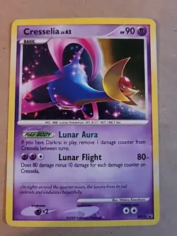 Cresselia Holo Rare DP51 DP Black Star Promo Pokemon Card 2009 LP - Image 1