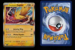HOLO TEAM ROCKET'S ZAPDOS RARE 070/182 NM POKEMON - Image 3