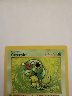 1999 Pokemon Base Set Caterpie #45/102 1st Edition Shadowless LP - Image 2