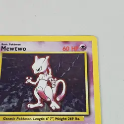 Mewtwo 10/102 Holo Rare Base Set Unlimited Pokemon English Lp Wizards West Coast - Image 4