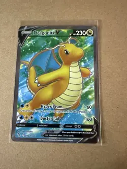 Dragonite v (Full Art) 076/078 Pokemon Go Holo Ultra Rare Near Mint - Image 1