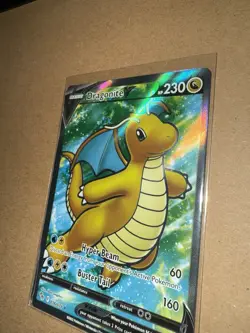 Dragonite v (Full Art) 076/078 Pokemon Go Holo Ultra Rare Near Mint - Image 4