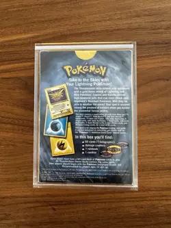 1999 Pokemon Thunderstorm Theme Deck Factory Sealed WOTC with Acrylic case - Image 2
