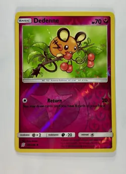 Dedenne 2019 Pokemon S&M Unified Minds Reverse Holo #145/236 * Near Mint - Image 1