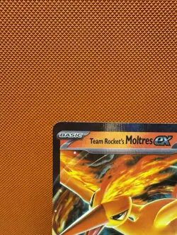 Team Rockets Moltres ex 031/182 Destined Rivals Pokemon TCG NM 1913 - Image 2