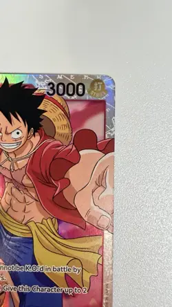 Monkey.D.Luffy OP01-024 - Foil - SR - ENGLISH - One Piece CCG: Romance Dawn - NM - Image 3
