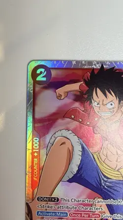 Monkey.D.Luffy OP01-024 - Foil - SR - ENGLISH - One Piece CCG: Romance Dawn - NM - Image 4
