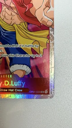 Monkey.D.Luffy OP01-024 - Foil - SR - ENGLISH - One Piece CCG: Romance Dawn - NM - Image 5